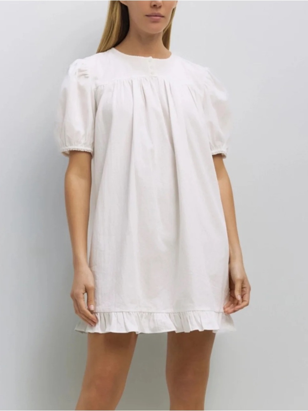 All:Row Frankie Puff Mini Dress